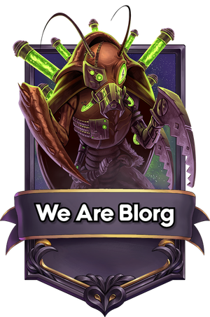 A We are Blorg card.