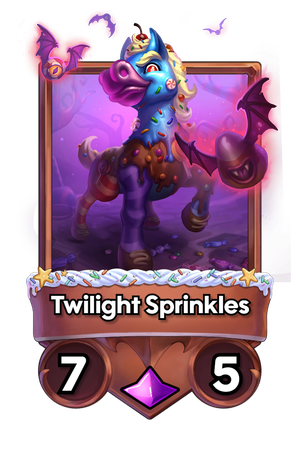 A Twilight Sprinkles card.