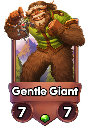 A Gentle Giant card.