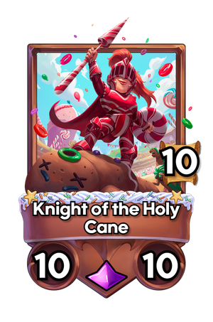 A Knight of the Holy Cane card.