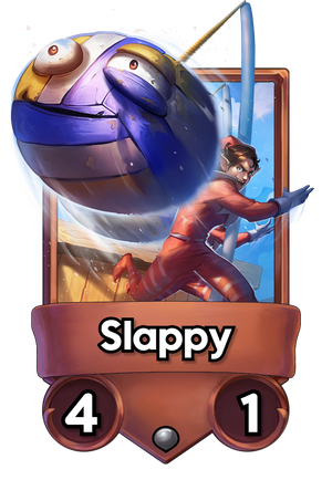 A Slappy card.