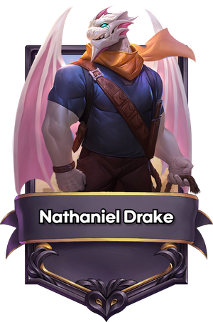 A Nathaniel Drake card.
