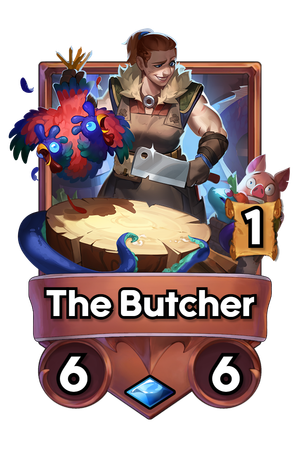 A The Butcher card.