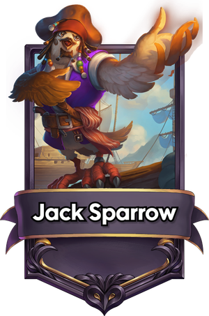 A Jack Sparrow card.